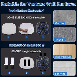 Machine de boxe interactive musicale intelligente RS avec cibles murales et gants de boxe factices pour l'entraînement musculaire à domicile - Product Image 3