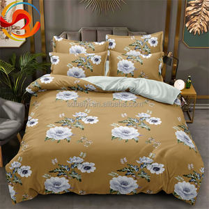 Juego de Ropa de Cama de Lujo de 3 Piezas, 100% Poliéster, Moderno, Ecológico, Duradero, para Todas las Temporadas, 1 Sábana Plana, 2 Fundas de Almohada, Diseños Brillantes - Product Image 5