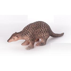 Animales salvajes modelo <span class=keywords><strong>serie</strong></span> respetuoso con el medio ambiente Material suave 3D plástico caucho TPR Pangolin juguete para la venta - Product Image 2