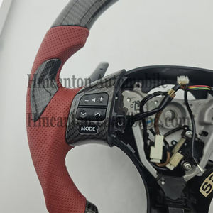 Volante Deportivo de Fibra de Carbono y Cuero Perforado al por Mayor, Compatible con Lexus IS250 IS300 - Product Image 5