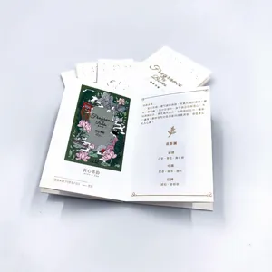免费样品OEM印刷折叠说明书传单手册