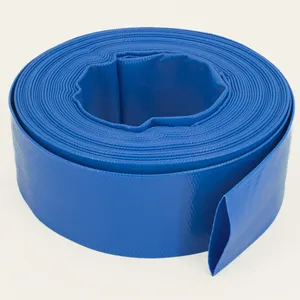 1.5Inch X100m 4BarDurable Flexible PVC Layflat Hose With Camlocks For Water Agriculture Pool Backwash Drain Pump