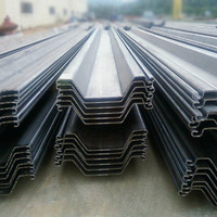 Pales en acier soudées en U, 2/3, 6m, 9m, 12m, laminées à chaud, Sy295, Sy390
