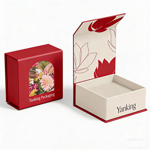 Recyclable <strong>Custom</strong> <strong>Logo</strong> Cardboard Package <strong>Box</strong> Hard Rigid Magnet Paper <strong>Box</strong> Luxury Magnetic Gift <strong>Box</strong> <strong>With</strong> Magnetic Lid - Product Image 4