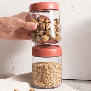 Paquete de 4 recipientes de avena para la noche con tapas, tarros de vidrio de 16oz, preparación de comidas, ensaladas, <span class=keywords><strong>cereales</strong></span>, aperitivos, pudín, almacenamiento de yogur - Product Image 3