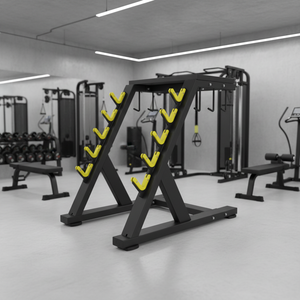 Organizador de cables y accesorios para gimnasio, soporte para manijas de fitness, estante de almacenamiento para el hogar o gimnasios comerciales - Product Image 6
