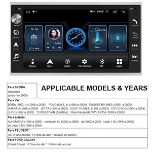 <span class=keywords><strong>Autoradio</strong></span> avec écran tactile de 7 pouces pour VW PASSAT B5 MK4 MK5 SHARAN Jetta <span class=keywords><strong>Polo</strong></span> <span class=keywords><strong>9n</strong></span> TRANSPORT T5 CITI CHICO Android Auto CarPlay HU - Product Image 3