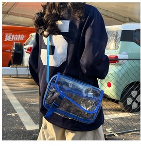 Gameday PVC <b>Clear</b> <b>Bag</b> for Concerts Sports Festivals Stadium Events Approved Transparent Crossbody Purse Messenger <b>Bags</b> D-031 - Product Image 6