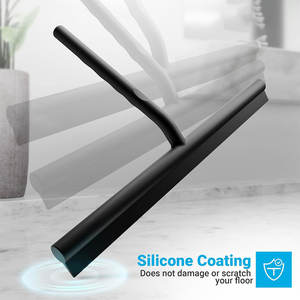 Squeegee en plastique noir <span class=keywords><strong>pour</strong></span> le nettoyage des fenêtres, lame de nettoyage en caoutchouc, squeegee en silicone, squeegee <span class=keywords><strong>pour</strong></span> fenêtres et douches - Product Image 4