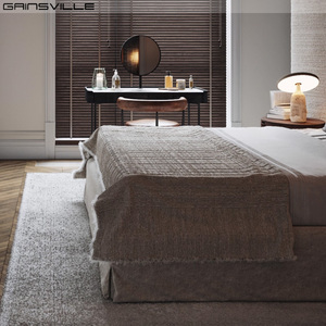 Meubles Gainsville Ensemble de meubles de chambre à coucher de haute qualité au design simple Cadre de <span class=keywords><strong>lit</strong></span> <span class=keywords><strong>Queen</strong></span> <span class=keywords><strong>Size</strong></span> <span class=keywords><strong>Lit</strong></span> double de luxe moderne en tissu king <span class=keywords><strong>size</strong></span> - Product Image 4