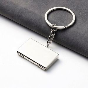 Llavero de Metal Ligero con Logotipo Personalizado Vintage al por Mayor, Mini Laptop 3D de Aleación, Teclado Plegable con Pantalla LCD, Resistente al Agua - Product Image 2