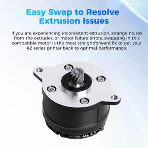 Motor Extrusor Creality K2 Plus Nema 17 DC 24V con Eje de 5.0mm, Motor Paso a Paso Eje E - Product Image 6