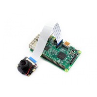 Module de caméra RPi Waveshare Raspberry Pi, IR-CUT intégré, prend en charge la vision nocturne, 5 mégapixels, mise au point réglable à 3,6 mm, B709
