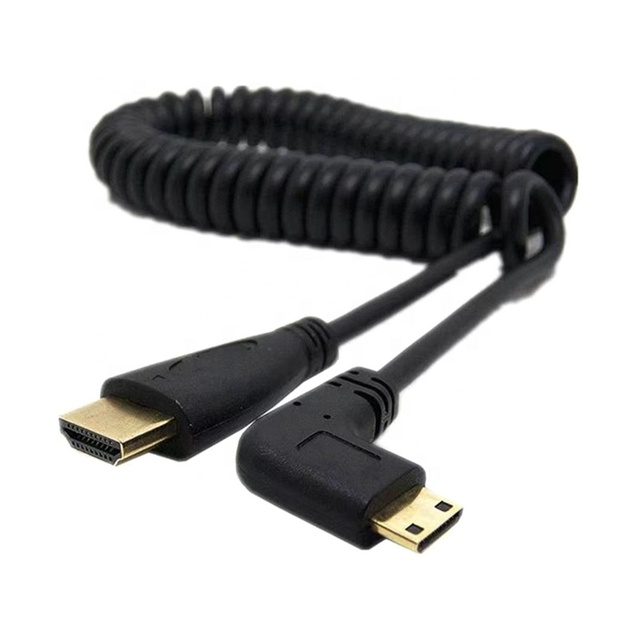 HD 2.0 1.4 2.1 Version Mini Camera Communication Cable Copper Conductor Straight/Up/Down/Left/Light