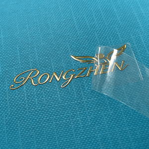 Étiquette métallique personnalisée pour sacs, autocollants métalliques 3D, logo en relief doré, promotions <span class=keywords><strong>de</strong></span> luxe, étiquette d'emballage - Product Image 3