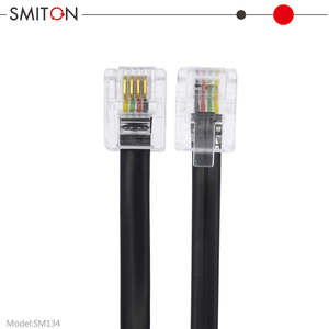 Phẳng <span class=keywords><strong>Cat3</strong></span> điện thoại vá cáp RJ11 6P4C điện thoại vá dây - Product Image 2