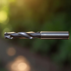 Foret en carbure revêtu de Nano TiAlN 5xD non percé pour l'acier inoxydable et les superalliages de PU - Product Image 3