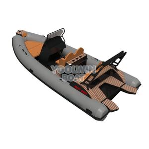 Bateau pneumatique semi-rigide Yoolwin de 5,8 m en Hypalon et aluminium, robuste, pour la pêche et l'activités nautiques - Product Image 5