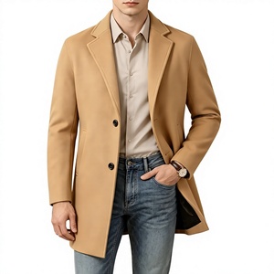 Abrigo de Moda para Hombre, Estilo Casual y Elegante para Primavera/Otoño, Ideal para el Hogar, Visitar Amigos o Viajar al Trabajo - Product Image 1