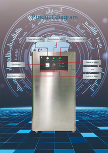 10G-60G Air Source Ozone <strong>Water</strong> <strong>Generator</strong> with Motor | 304 Stainless Steel 1000L/H 220V for Industrial &amp; Farm <strong>Water</strong> Treatment - Product Image 5