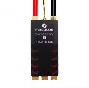 ตัวควบคุมความเร็วแบบ flycolor 80A120A160A 60A HV3 X-CROSS ESC 5-12S BLHeli-32 dshot proshot 64MHz 32-บิตสำหรับโดรนผลิตจากพลาสติก - Product Image 4