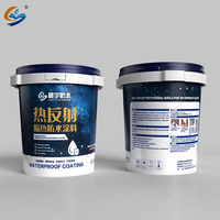 Résistant aux UV Réfléchissant à la Chaleur Anti Chaleur Moule Toit Solaire Thermique Imperméable Isolation Thermique Revêtement Imperméabilisant pour Région Chaude
