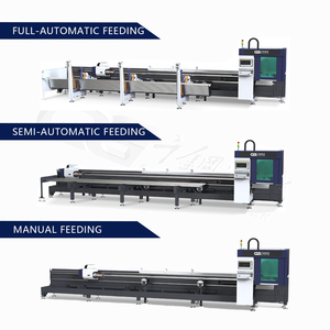Máquina de corte láser de fibra CNC de cinco ejes <span class=keywords><strong>3D</strong></span> de alta eficiencia y sin oscilación Qiangang para tubos metálicos 1500-3000W, automática, refrigerada por agua, con IA - Product Image 3