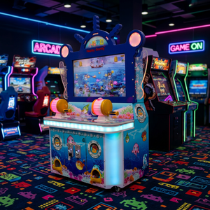 Machine d'arcade de pêche Cat Fishing 32 pouces pour 2 joueurs, Wi-Fi, en métal et plastique, jeu vidéo à tickets - Product Image 2