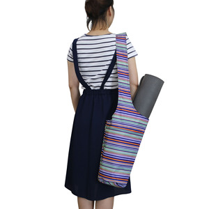 <b>Large</b> Pocket Ethnic Style Shoulder Yoga <b>Mat</b> Bag With Inner Pocket Water Resistant 600D Oxford Cloth Outdoor Sports Use - Product Image 1