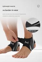 Soutien de cheville en nylon personnalisé avec logo, attelle de cheville ouverte à la talonnette, sangles de compression pour le football et la course à pied
