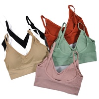 Nouveau soutien-gorge de sport de course à pied en gros femmes coussinets intégrés soutien-gorge d'exercice d'entraînement femme Sport Yoga