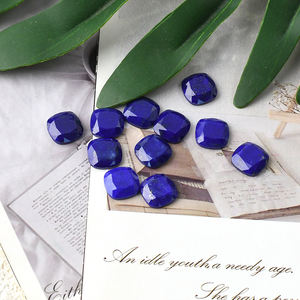 Yüksek kaliteli toplu gevşek <span class=keywords><strong>Lapis</strong></span> Jewelry li doğal mavi kare taşlar takı için - Product Image 3