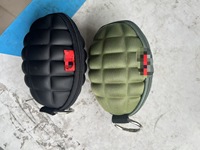 Dompet Kunci Mobil Model Granat Mini, Kantong Kunci, Tempat Koin & Kartu dengan Resleting