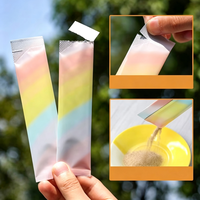 Sachet de miel thermoscellé avec logo personnalisé imprimé, 3g, 6g, 5g, avec encoches de déchirement, mini-sachet d'emballage liquide en plastique pour poudre et sirop
