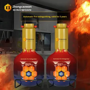 Extintor de Incendios Automático de Espuma para Cocina, de Acero, para Uso Doméstico y en Automóviles, Rojo, China Continental - Product Image 2