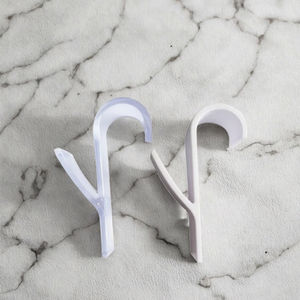 Crochet mural en plastique pour <span class=keywords><strong>radiateur</strong></span>, séchoir à linge, crochets et rails pour serviettes, multifonctionnel, antidérapant, rangement pour vestiaire, sans perçage - Product Image 3