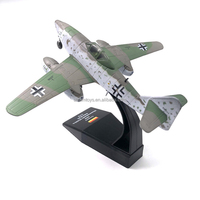 Modèle d'avion de combat 1/72 de haute qualité Me-262 modèle d'avion à réaction en métal moulé sous pression Allemagne Bomber Me 262 pour les collectionneurs et l'affichage