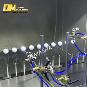 DM Customized electric liquid spray painting machines spray coating machine line for ball ball
