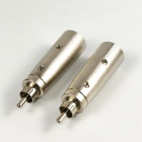 Nouvel adaptateur XLR mâle vers RCA mâle, connecteur XLR 3 broches vers RCA, coque métallique, microphone, amplificateur, mélangeur, équipement audio