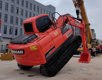 Doosan Dx150 Dx225 ekskavator bekas, Dx150lc-9c ekskavator Dx220 15ton