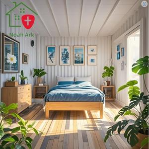 Casa Contenedor Modular Prefabricada Plegable de Acero, Oficina Pequeña para Jardín, Precio Accesible, Instalación Conveniente - Product Image 4