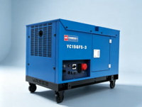 Groupe électrogène diesel silencieux 15 kW, 20 kVA max, moteur V-Twin 1326 cm³, refroidissement par eau, portable, AVR, réservoir 26 L, 230 V/400 V, 50 Hz