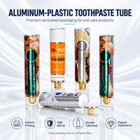 Tube de dentifrice en plastique monocouche, structure simple, emballage cosmétique économique