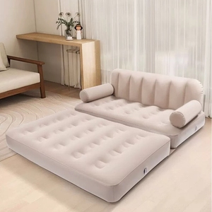 Juego de Muebles Inflables con Sofá Cama Extraíble, Colchón de Aire y Sofá Cama Extraíble, Futón para Dormir - Product Image 2