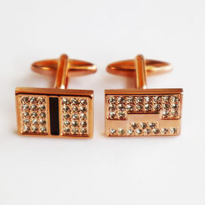 Gemelli in acciaio inossidabile con Logo personalizzato per uomo-regalo Unisex per festa di anniversario - Product Image 2