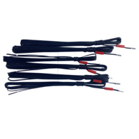 Allumeur électrique à fil noir de 1 mètre avec capuchon rouge et télécommande, certifié CE, approvisionnement en vrac