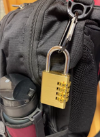 Cadenas en laiton petit format pour bagages, sécurité, antivol, 40 mm, combinaison à 4 chiffres