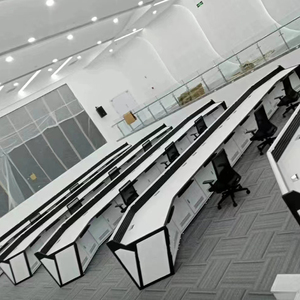 โต๊ะคอนโซลสำหรับห้องควบคุมความปลอดภัยออกอากาศศูนย์บัญชาการเฟอร์นิเจอร์เชิงพาณิชย์ดีไซน์ทันสมัย - Product Image 4