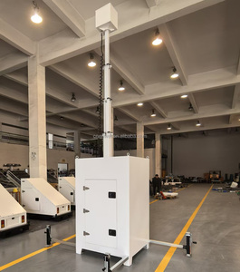 <span class=keywords><strong>Torre</strong></span> <span class=keywords><strong>de</strong></span> Vigilancia para Estacionamientos, <span class=keywords><strong>Torre</strong></span> Móvil Cúbica <span class=keywords><strong>de</strong></span> Video CCTV con Mástil <span class=keywords><strong>de</strong></span> 6m, Cámaras Opcionales, Paneles Solares - Product Image 2