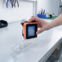 Impresora de Inyección de Tinta Manual Portátil con Pantalla Táctil para Botellas de Plástico Flexible, Latas Metálicas, Impresión de Códigos de Barras/QR